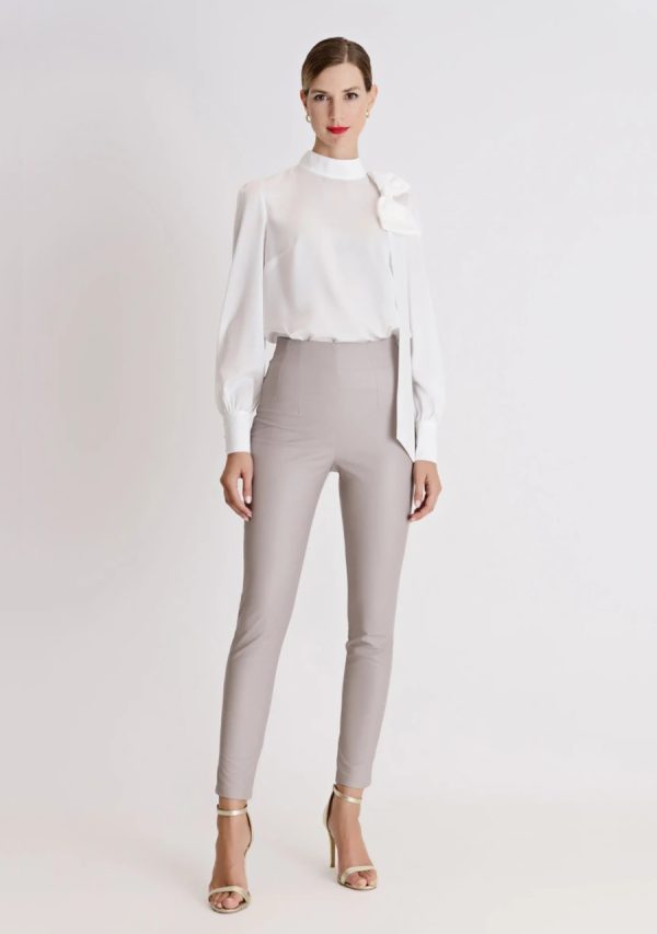 Παντελόνι Δερματίνη με Μεταλλικό Φερμουάρ