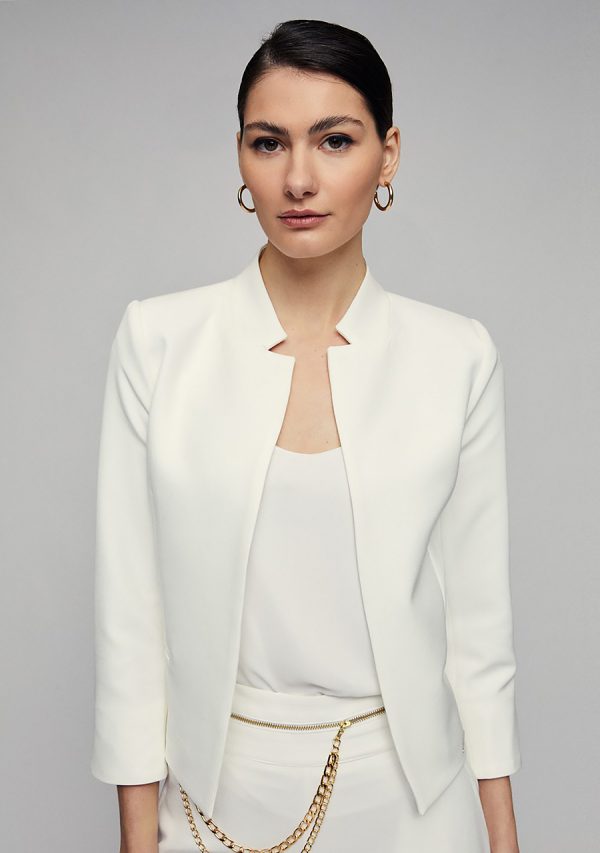 Σακάκι Μπολερό Muffin Άσπρο