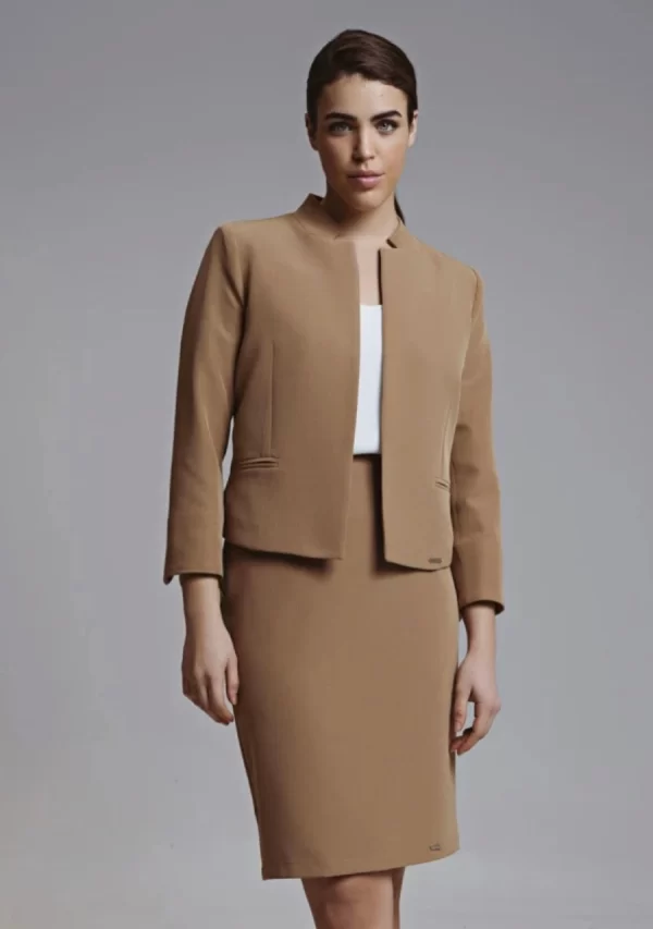 Σακάκι Μπολερό Muffin Μπέζ Καμηλό