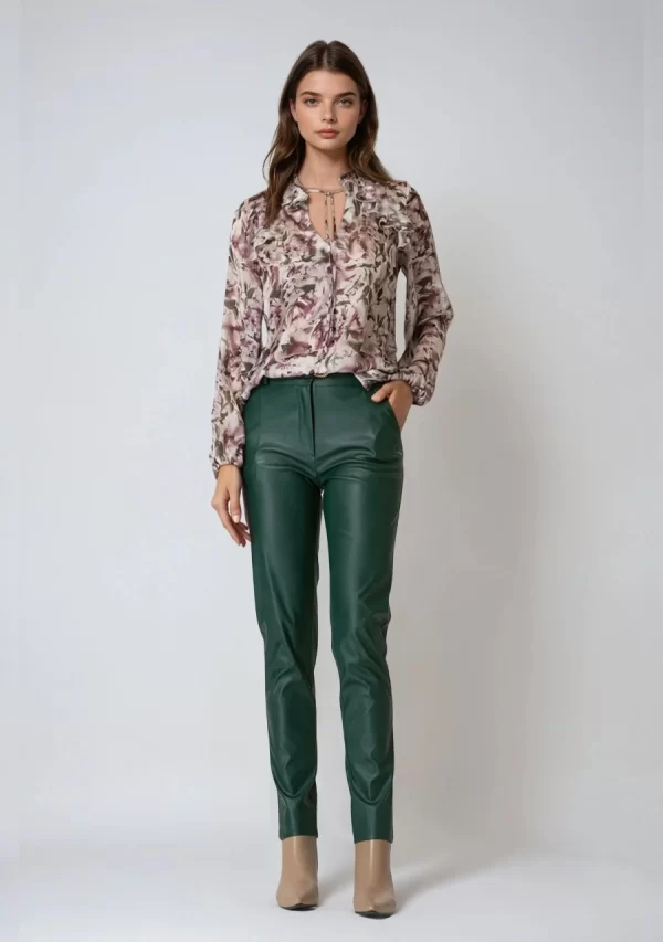 Μπλούζα Μουσελίνα με Δέσιμο Μπροστά Γυναικεία