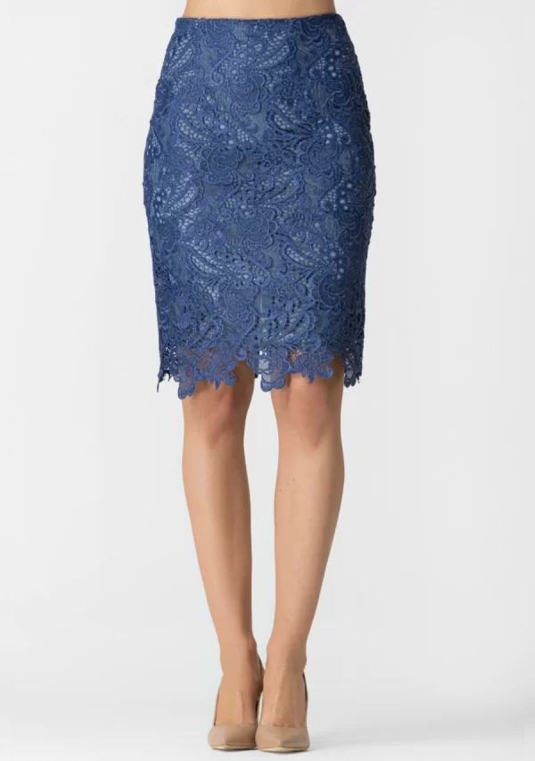 Φούστα Δαντέλα Ίσια