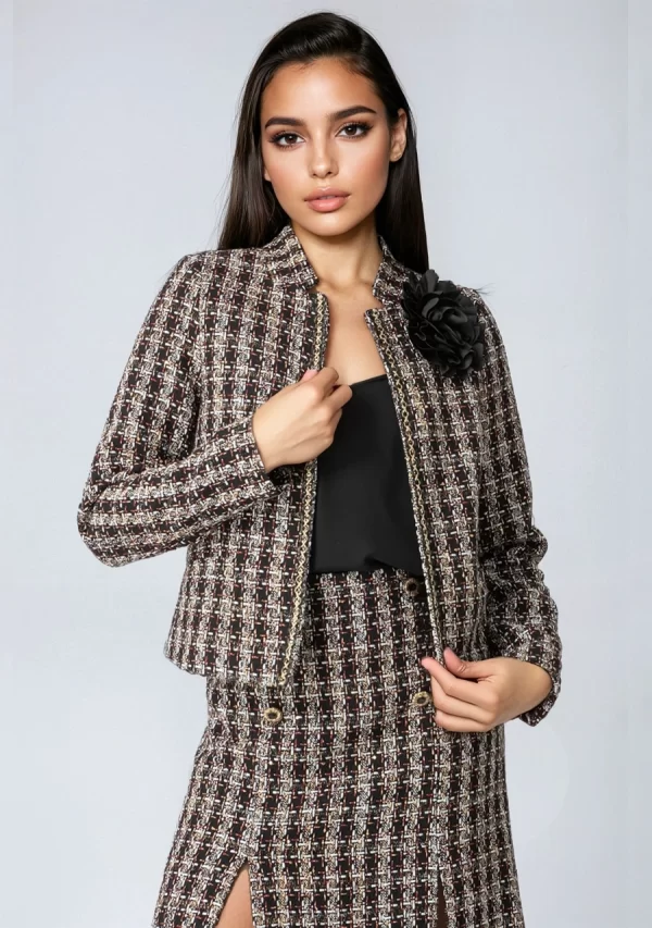 Μπολερό Σακάκι Tweed