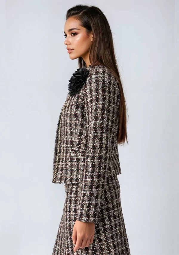 Μπολερό Σακάκι Tweed Γυναικειο