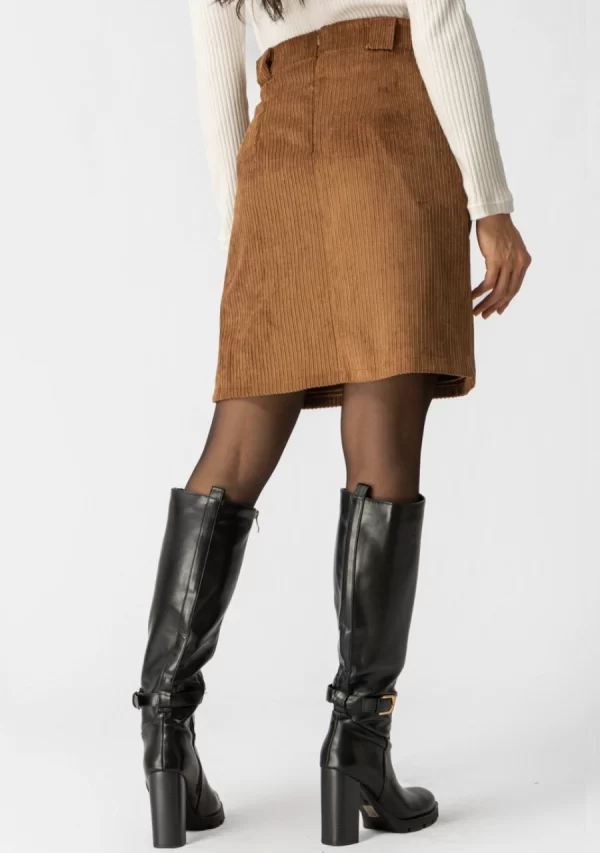 Φούστα Κοτλέ Ίσια