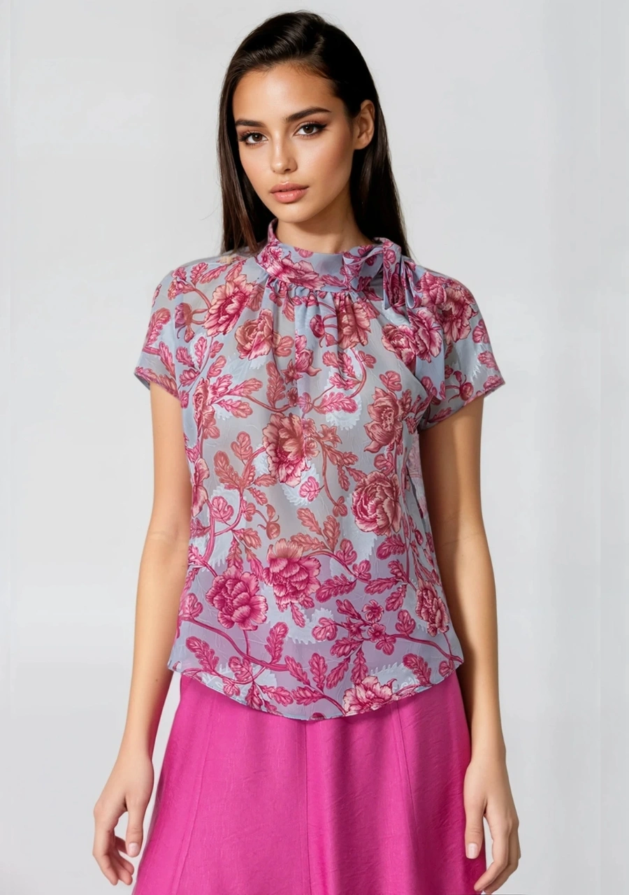 Μπλούζα Μουσελίνα Ζακάρ